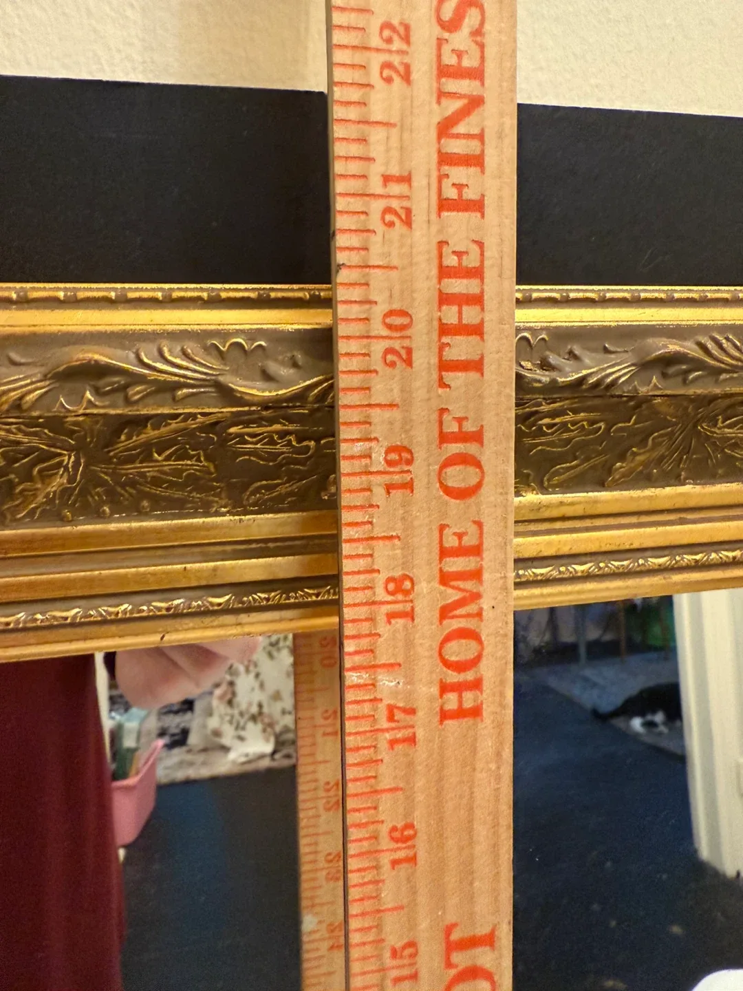 Vintage ornate mirror image indicator(2)