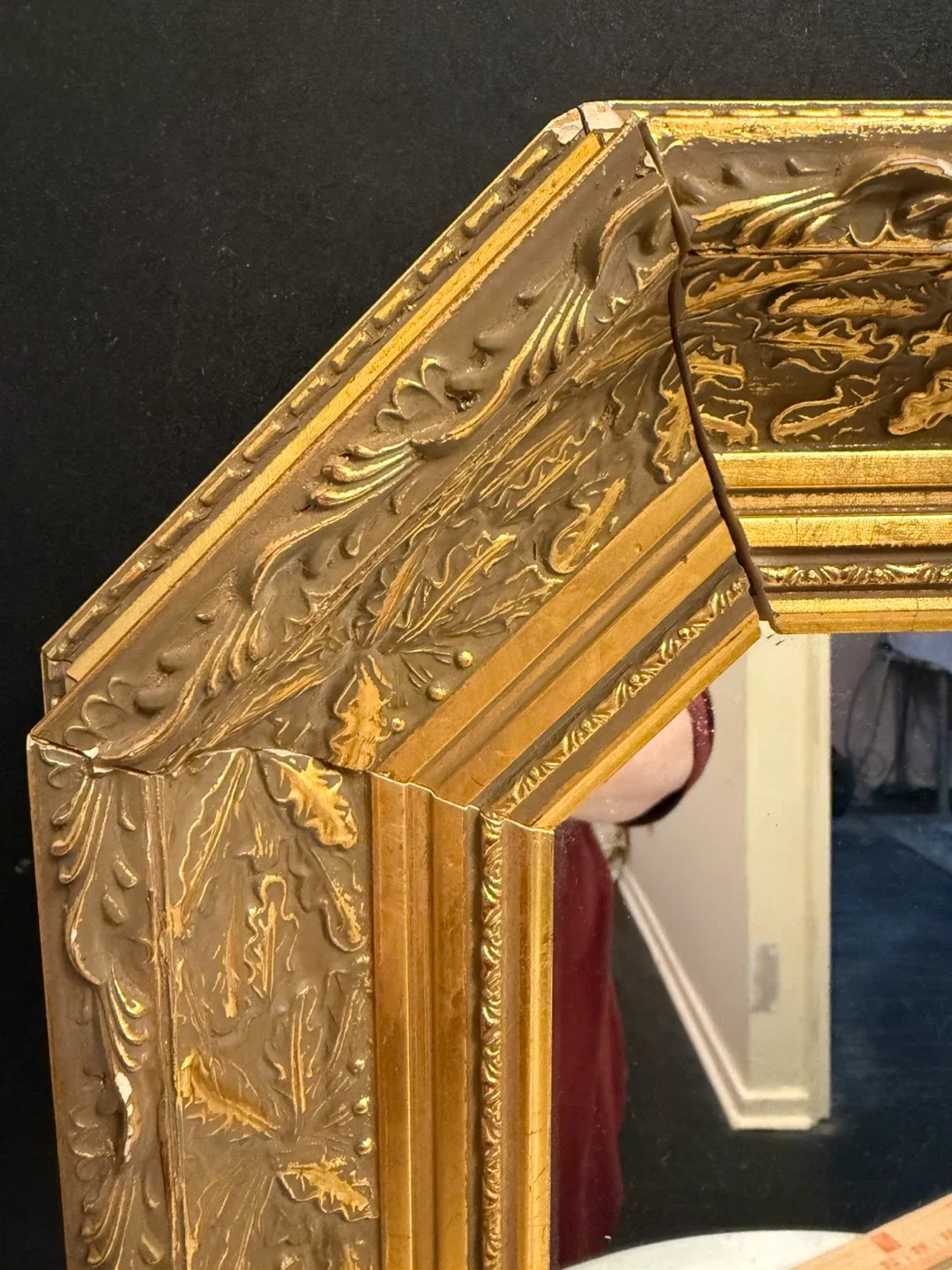 Vintage ornate mirror image indicator(4)