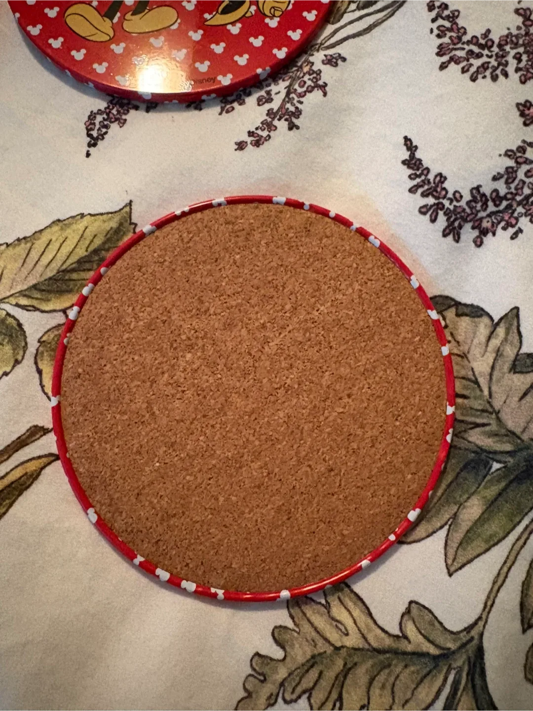 DISNEY Mickey Mouse & Minnie Mouse Coaster set of x6 + holder! image indicator(10)