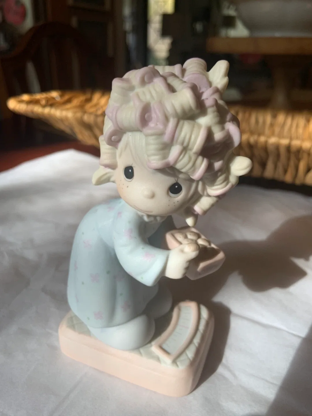 Precious Moments "The Spirit is Willing" Figurine image indicator(2)