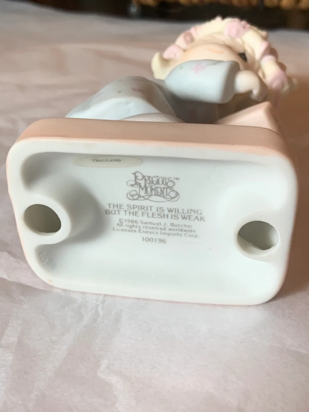 Precious Moments "The Spirit is Willing" Figurine image indicator(7)