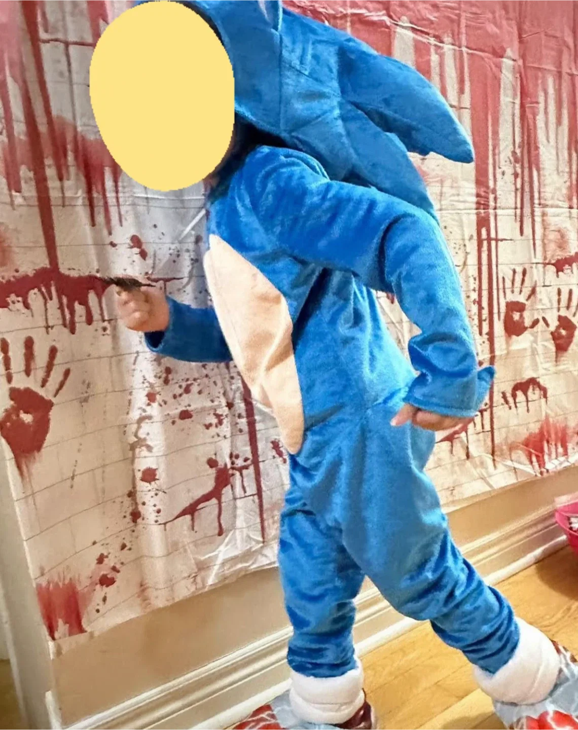 Sonic the Hedgehog Kids Costume  (Sz Small 5-6)