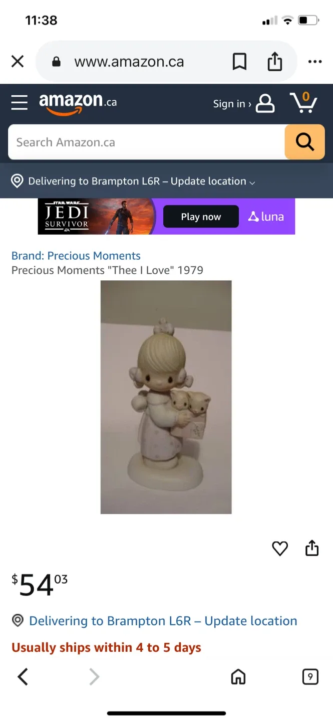 Precious Moments Figurine - Just for You image indicator(9)