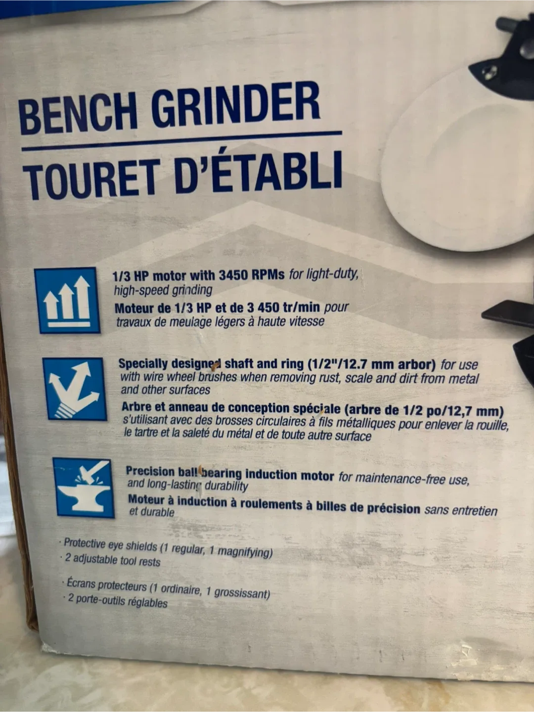 Mastercraft 6" Bench Grinder image indicator(6)