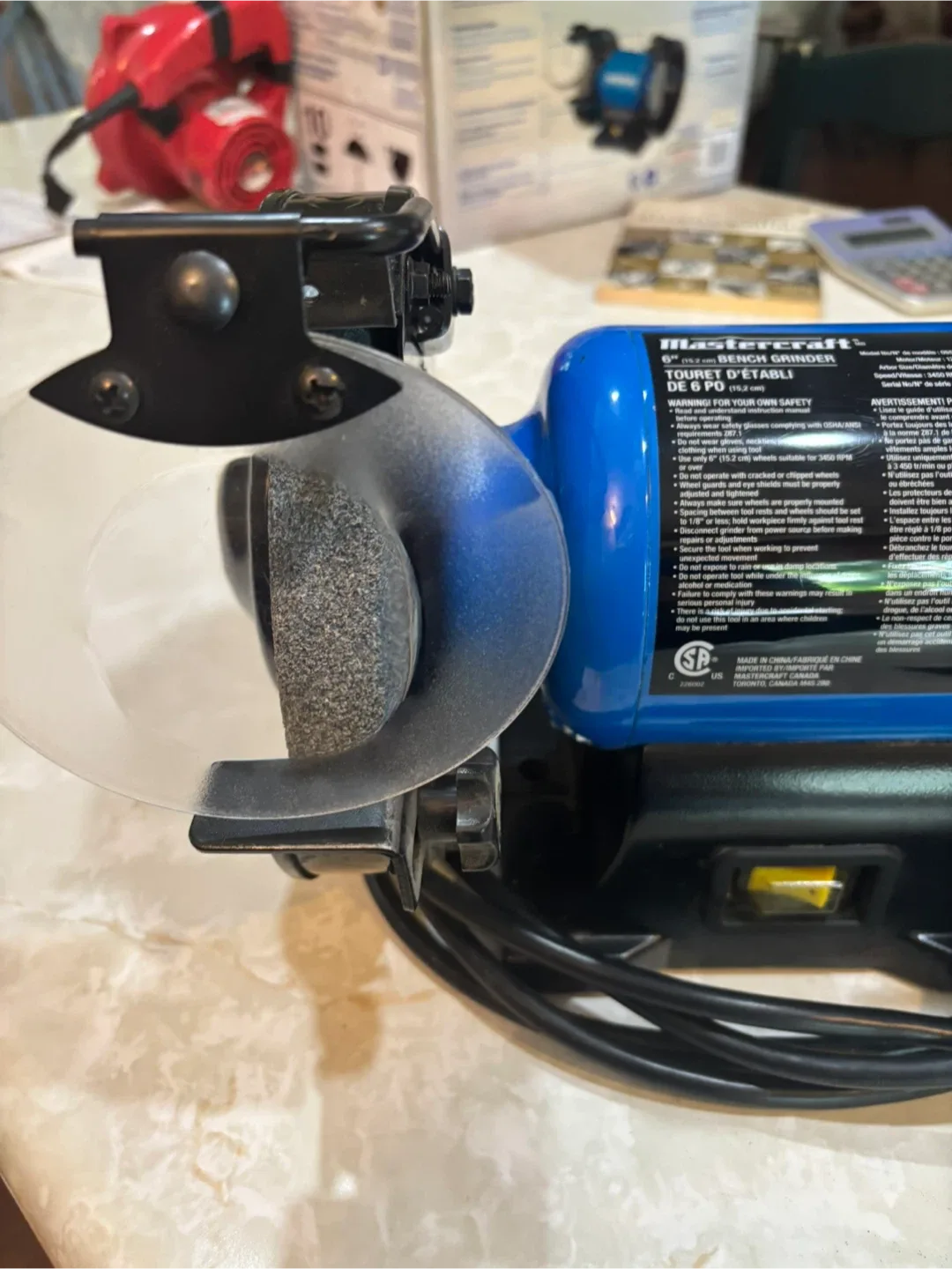 Mastercraft 6" Bench Grinder image indicator(3)