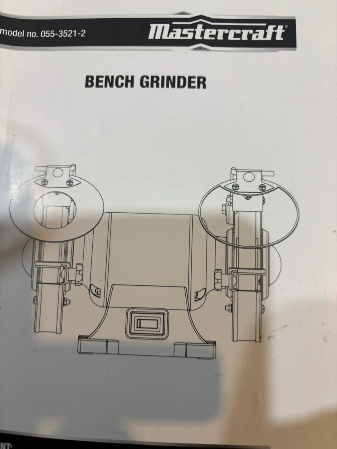 Mastercraft 6" Bench Grinder image indicator(9)