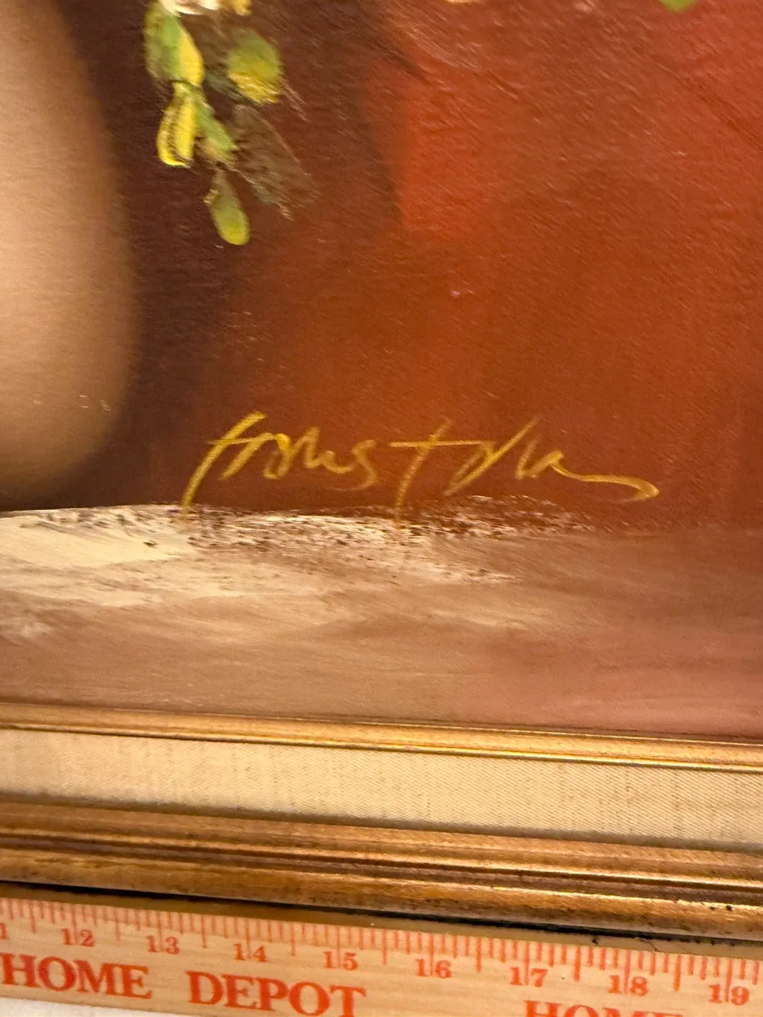 Framed sunflowers oil painting image indicator(2)