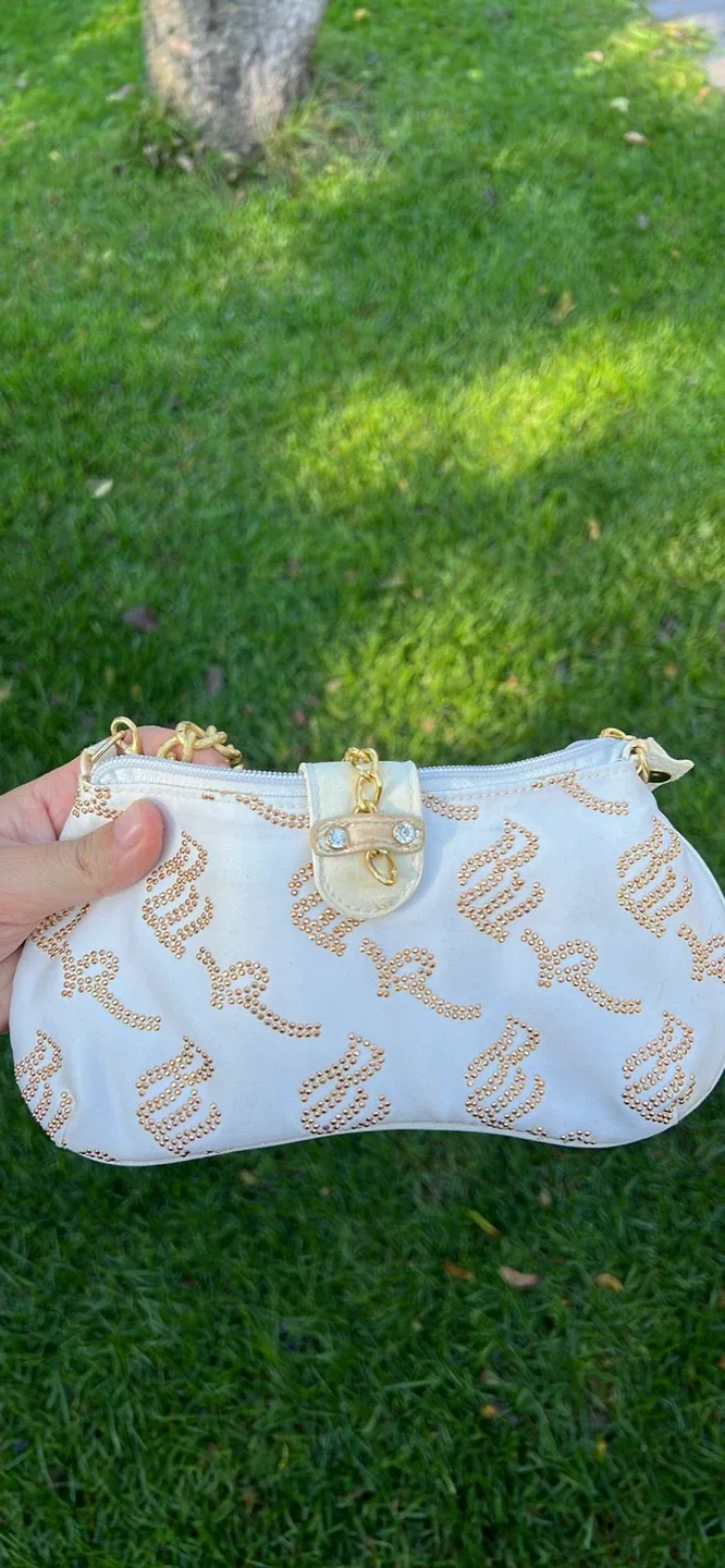 White & Gold Shoulder Bag image indicator(2)