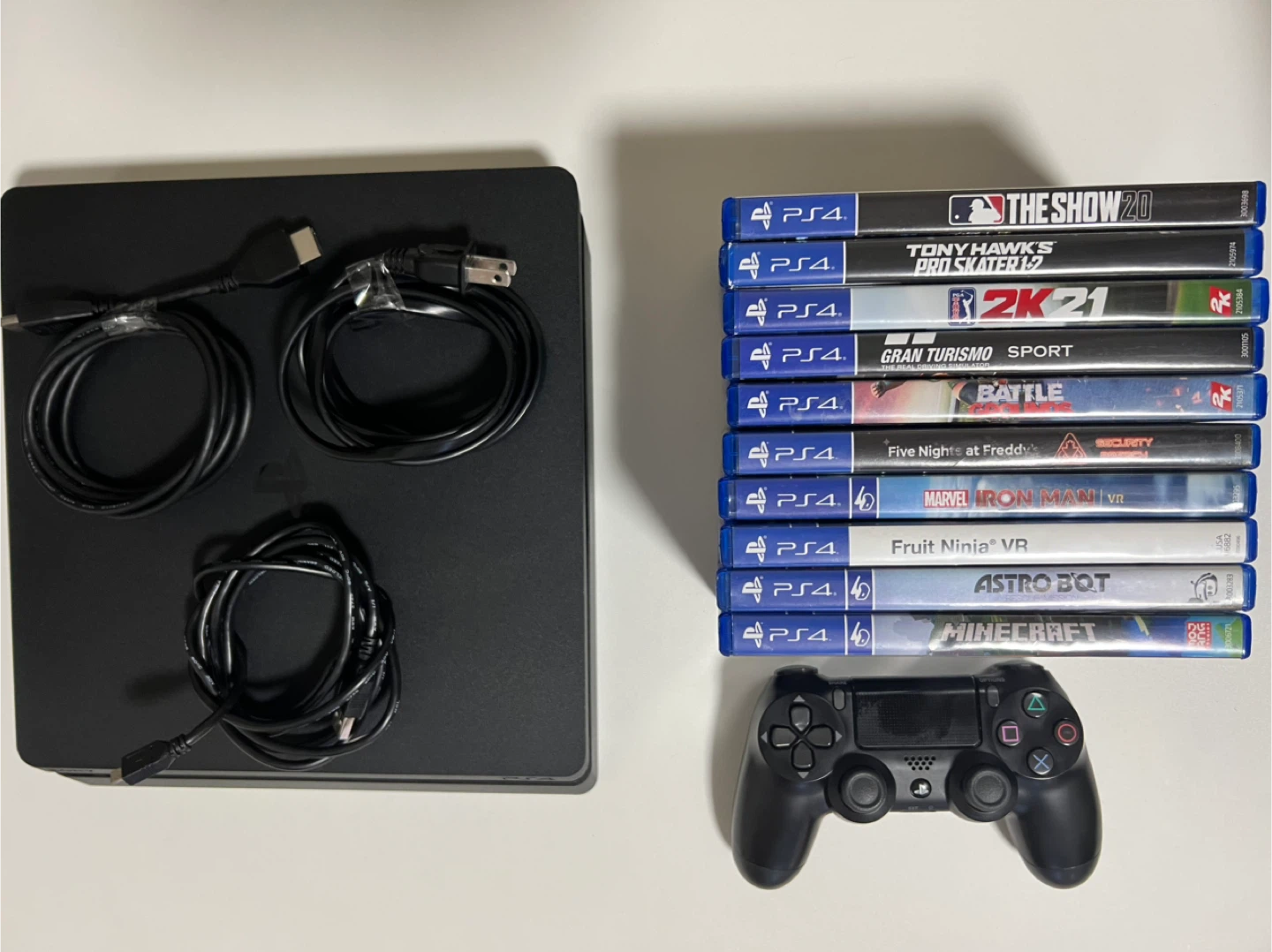 PlayStation 4 with 10 Games and Controller
