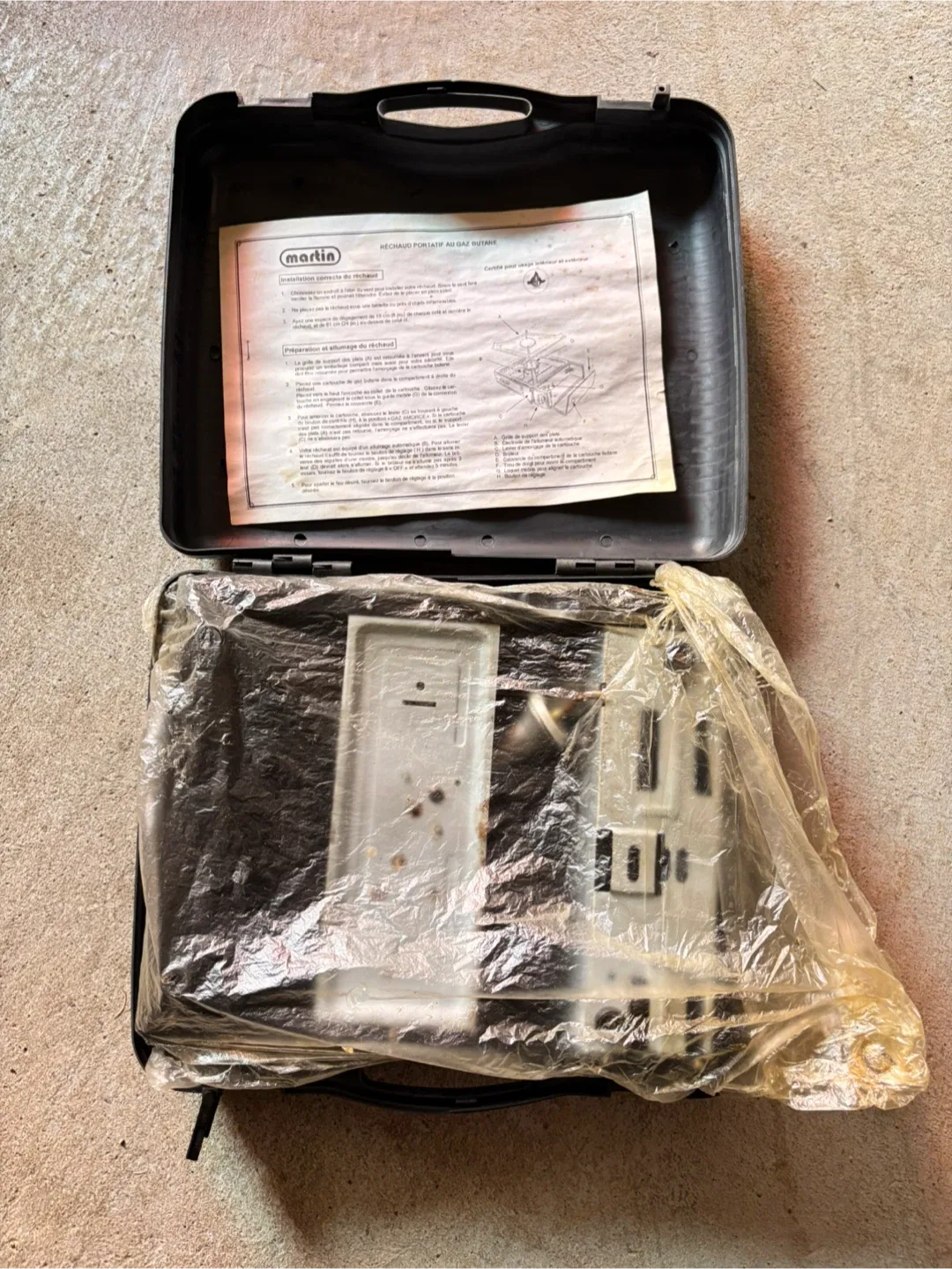 Martin Portable BBQ with Coleman Butane Gas image indicator(3)