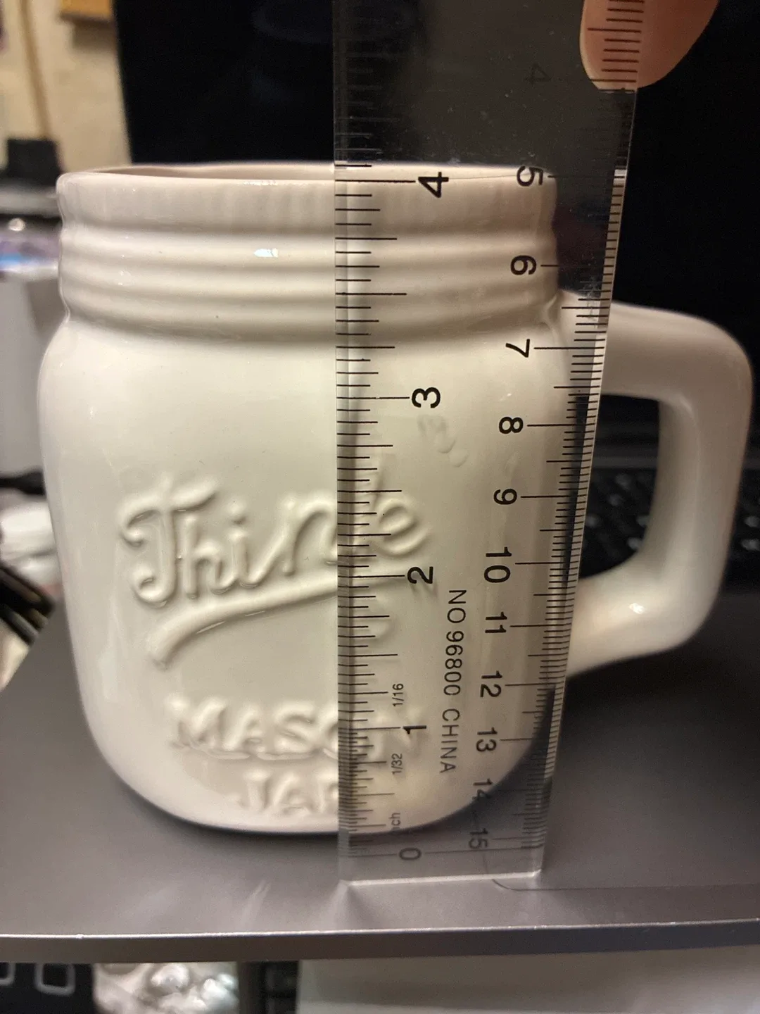 🥕 Pair of “Think Mason Jar” Ceramic Mugs image indicator(8)