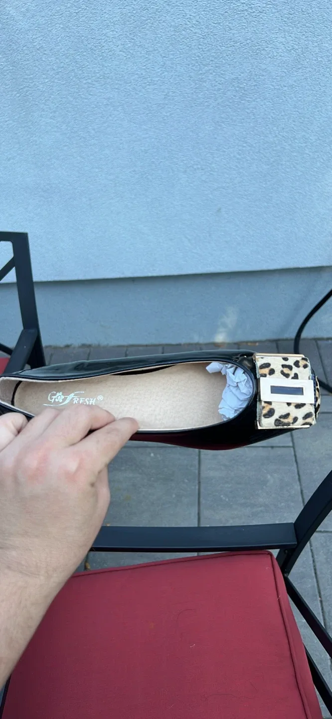 Go Fresh Black Flats - Size 39 image indicator(5)