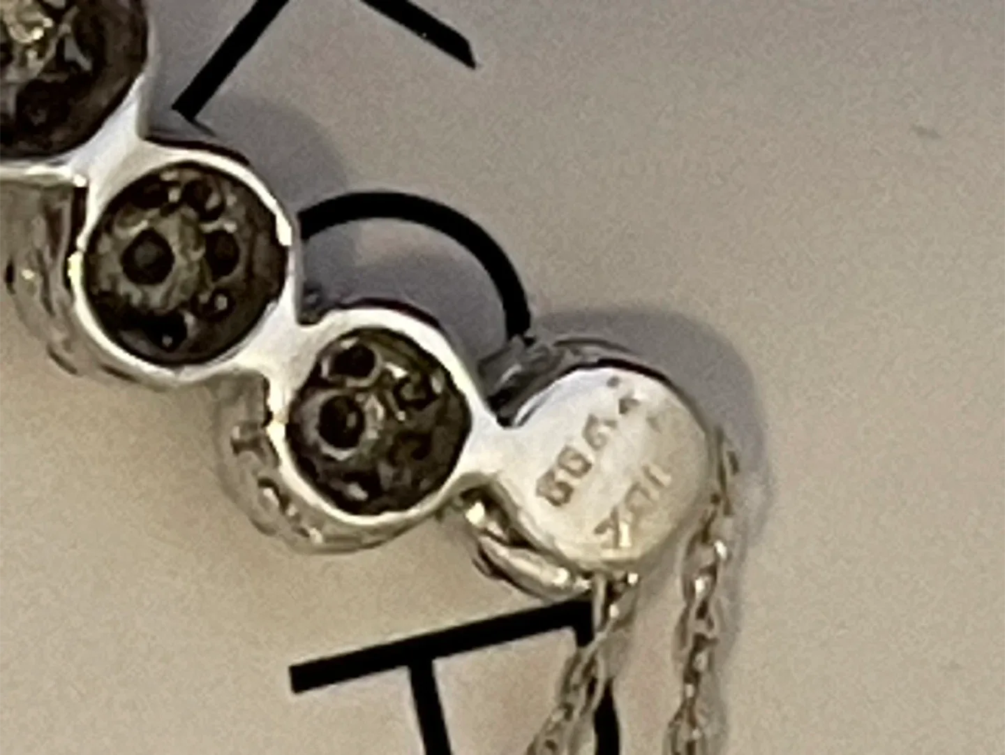 Practically New : 10kt JBWR white gold Diamond .50ctw  Journey image indicator(5)