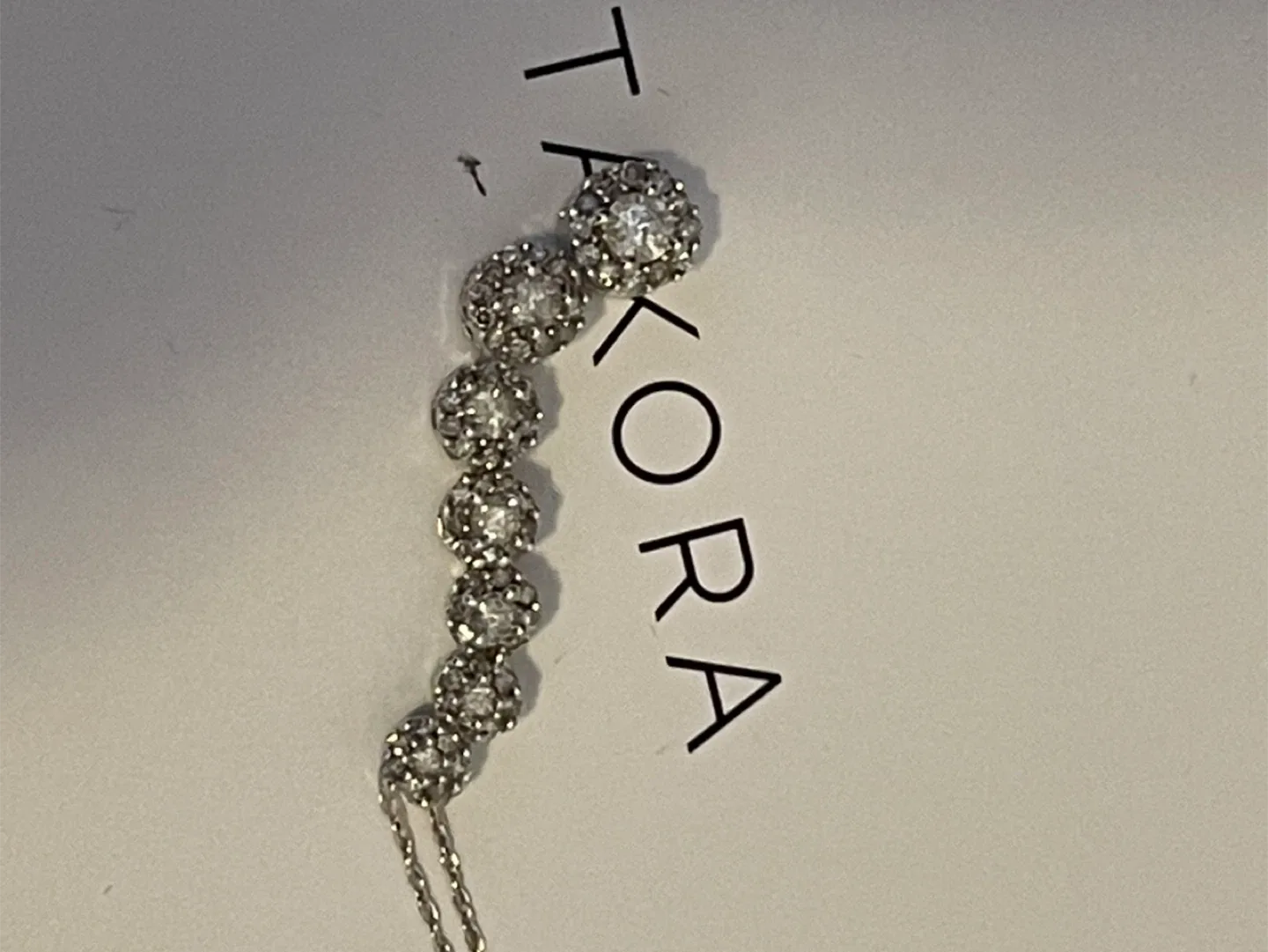 Practically New : 10kt JBWR white gold Diamond .50ctw  Journey image indicator(3)