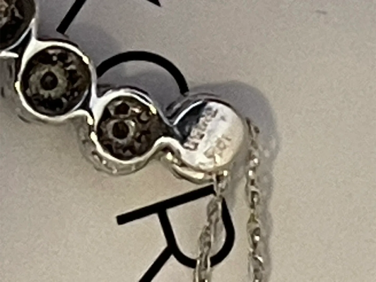 Practically New : 10kt JBWR white gold Diamond .50ctw  Journey image indicator(9)