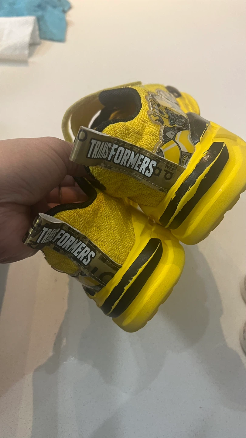 Transformers Bumblebee Yellow Kids Runners - photo 4