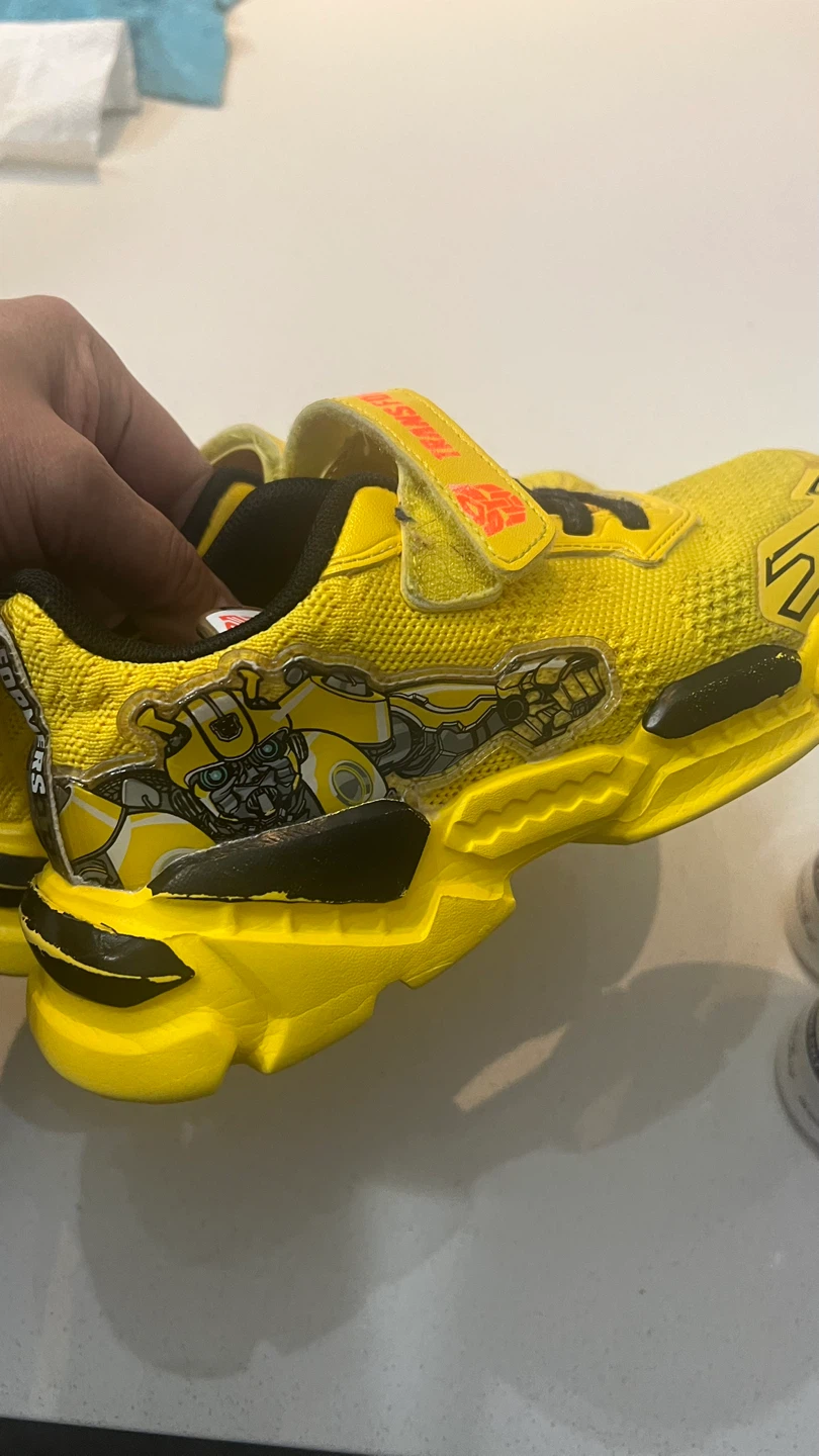 Transformers Bumblebee Yellow Kids Runners - photo 3