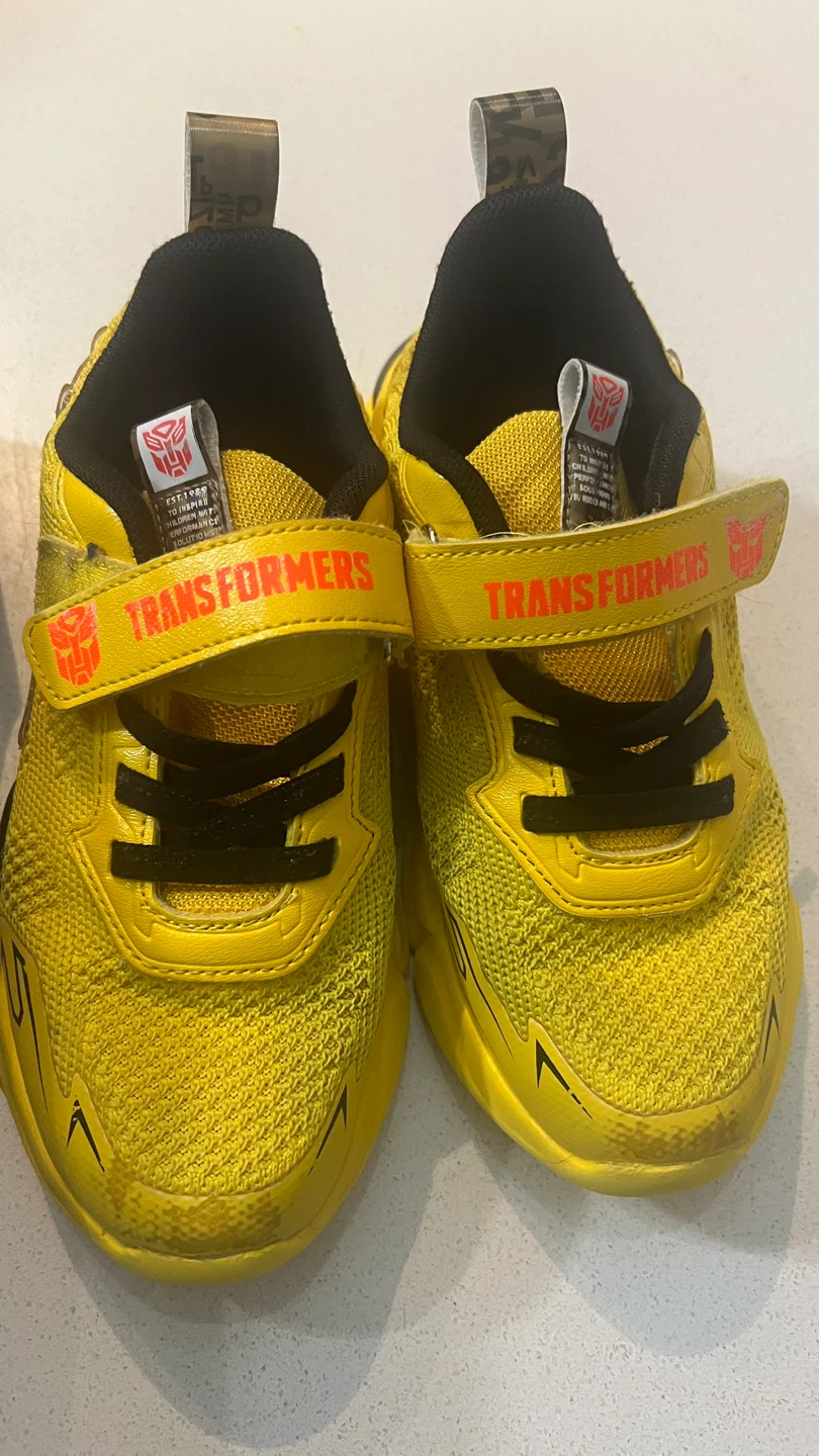 Transformers Bumblebee Yellow Kids Runners