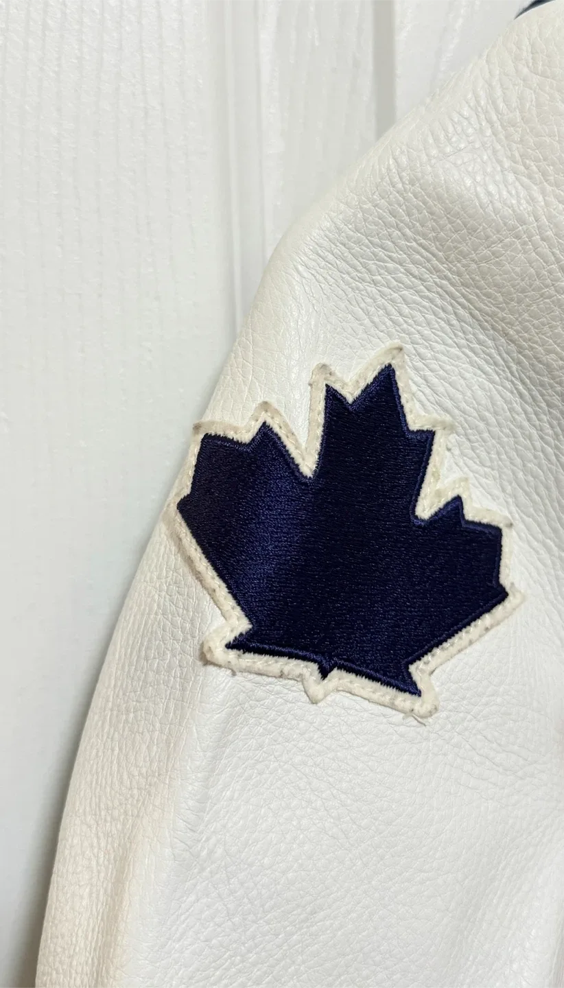 Kids Navy Blue Varsity Jacket 5T image indicator(4)