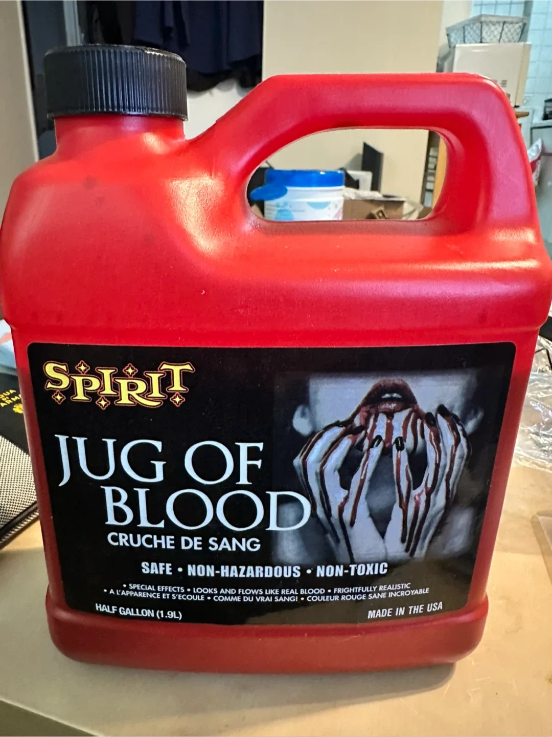 🥕 Spirit Jug of Blood - Halloween Prop thumbnail
