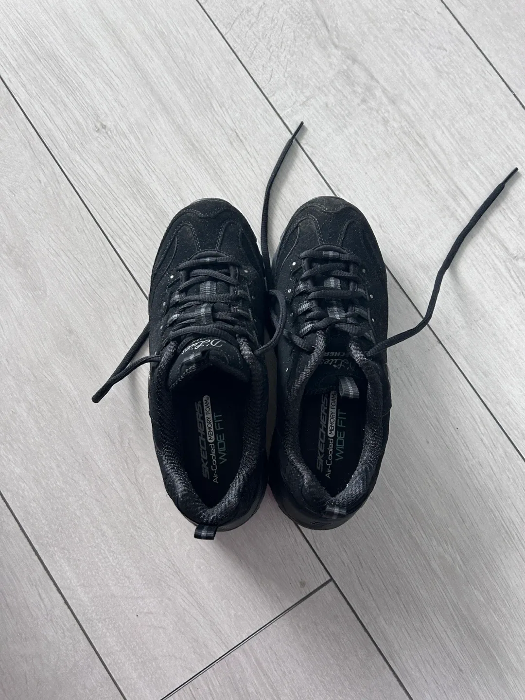 Skechers D'Lites Wide Fit Black image indicator(5)