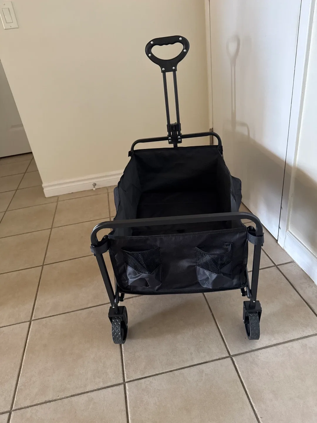 Black Folding Wagon Cart 🥕 image indicator(2)