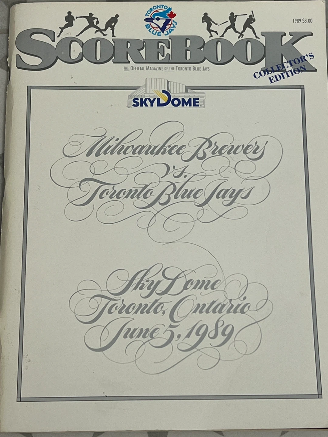Toronto Blue Jays Scorebook, Yearbooks & Magazine