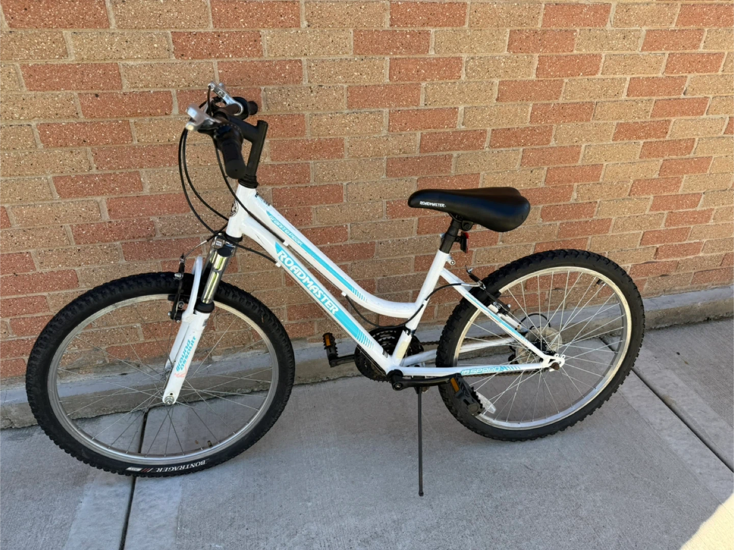 Roadmaster Granite Peak Mountain Bike - White/Blue