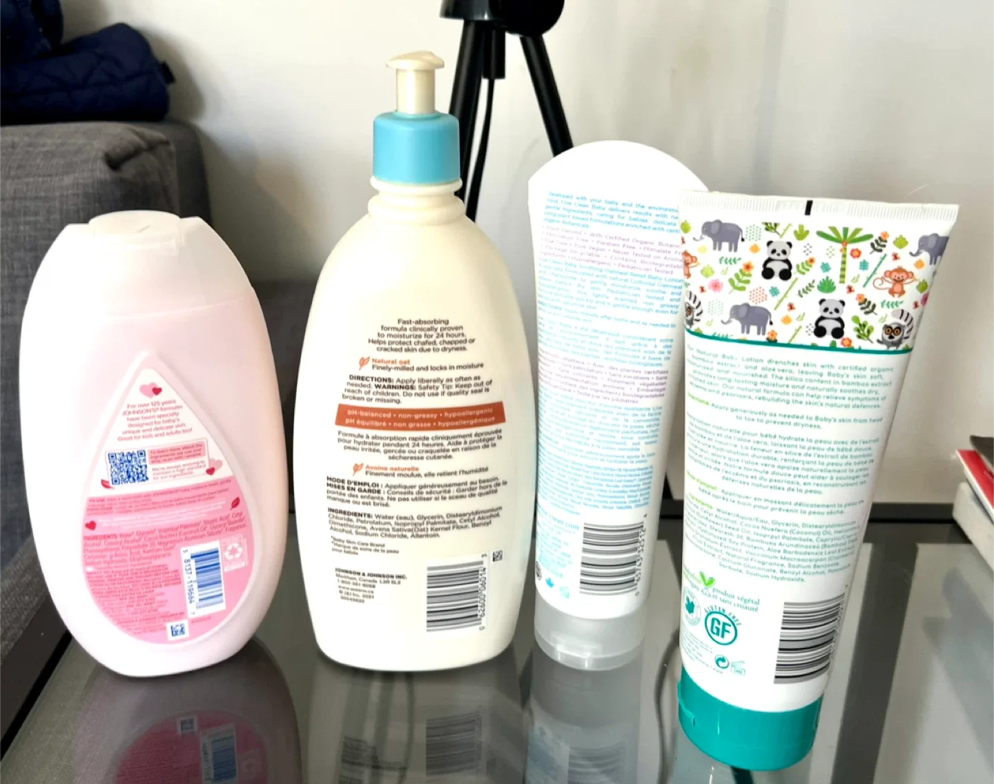 Lot of Baby Lotion: Johnson's, Aveeno, Live Clean, Baby Boo image indicator(2)