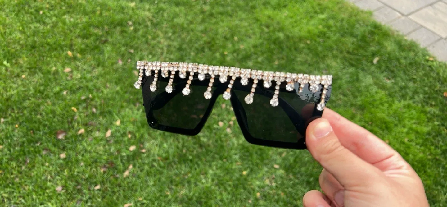 Rhinestone Embellished Sunglasses thumbnail