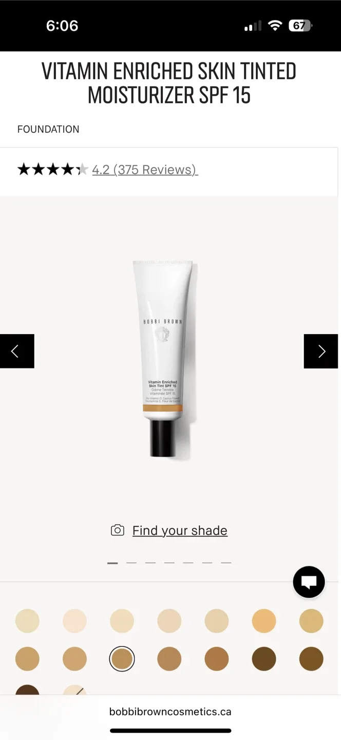NEW Bobbi Brown Vitamin Enriched Skin Tint SPF 15 - Golden 3 thumbnail
