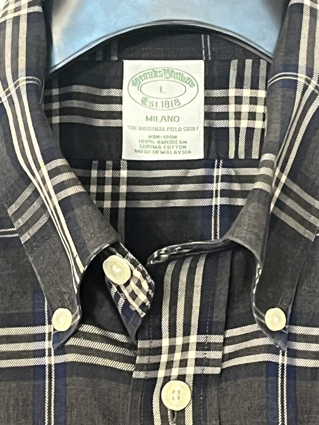 Brooks Brothers Milano Shirt Men’s Size Large thumbnail