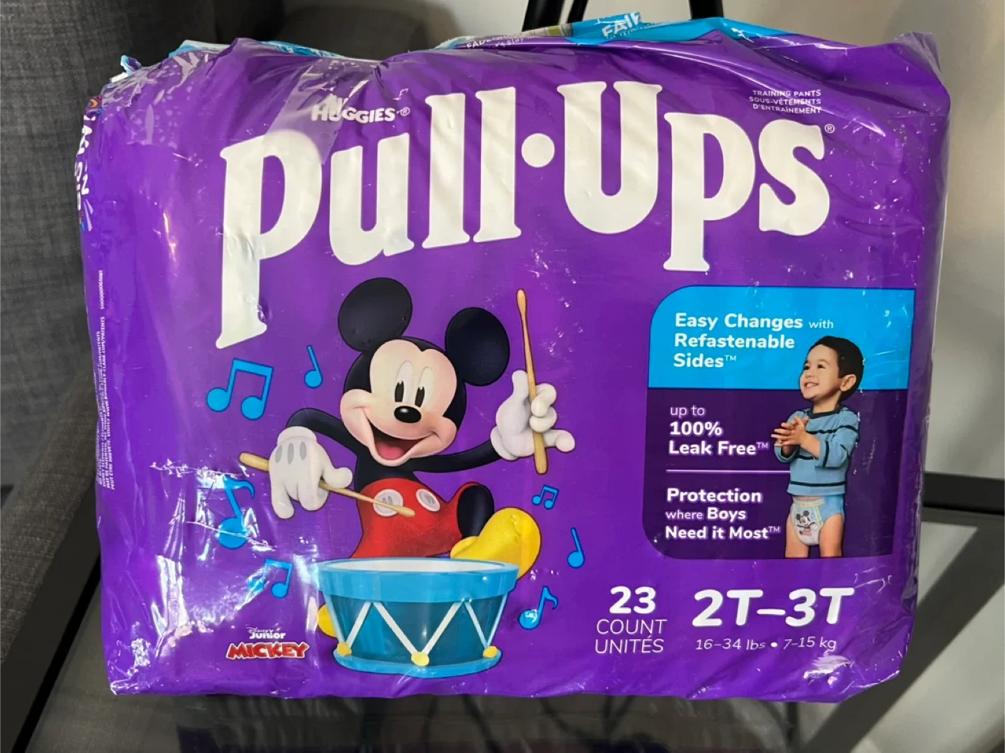 Huggies Pull-Ups 2T-3T (16-34 lbs) Training Pants image indicator(2)