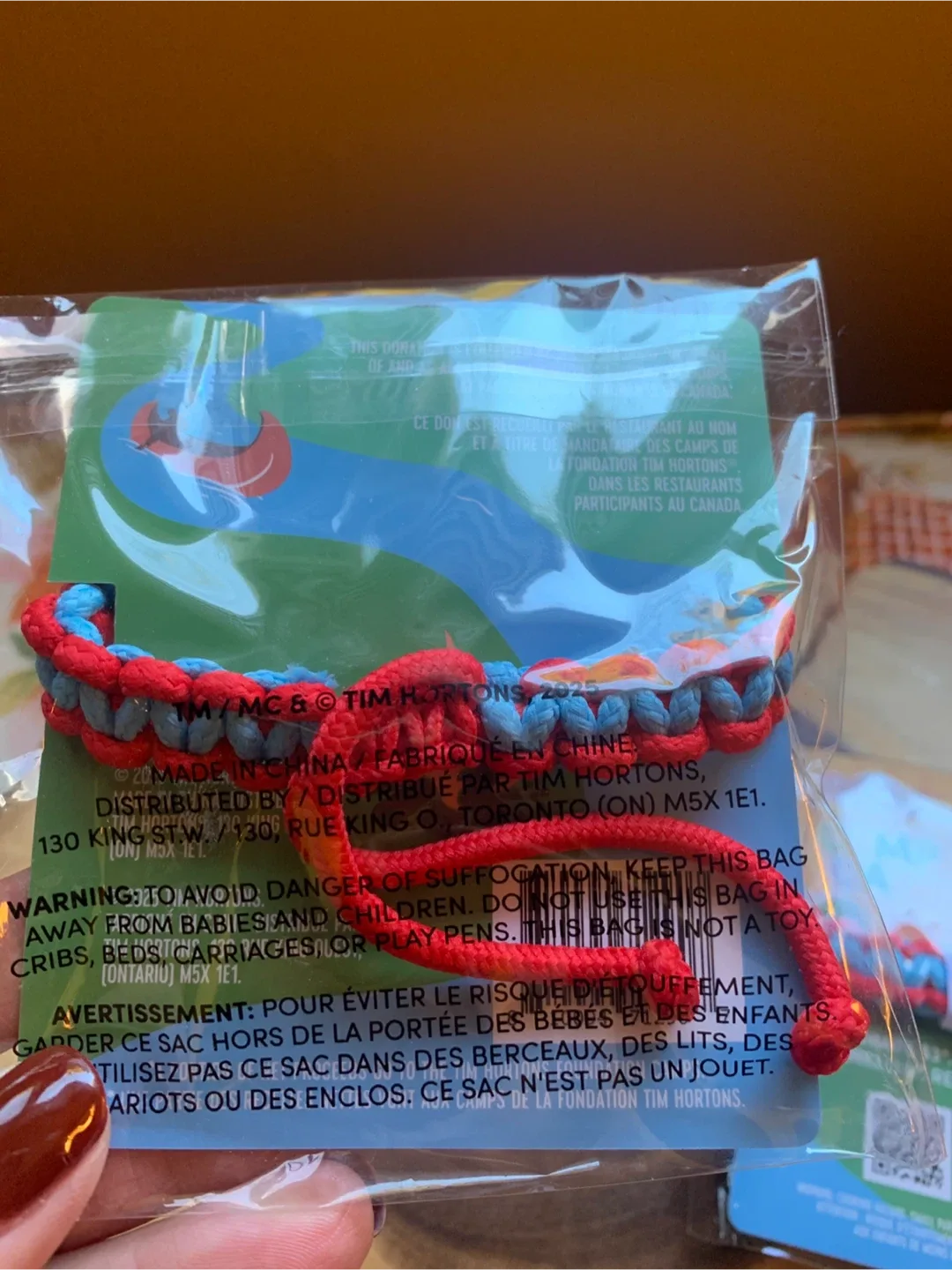 Tim Hortons Camp Day Bracelet 🥕 image indicator(3)