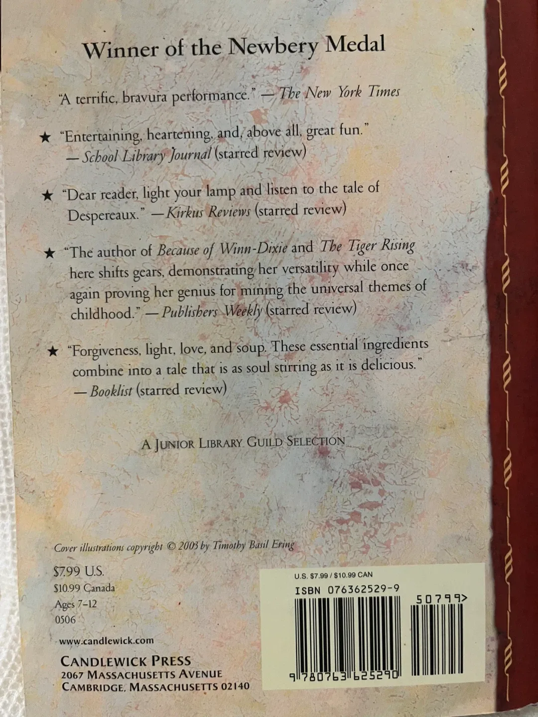 🥕 The Tale of Despereaux Book & Movie image indicator(4)