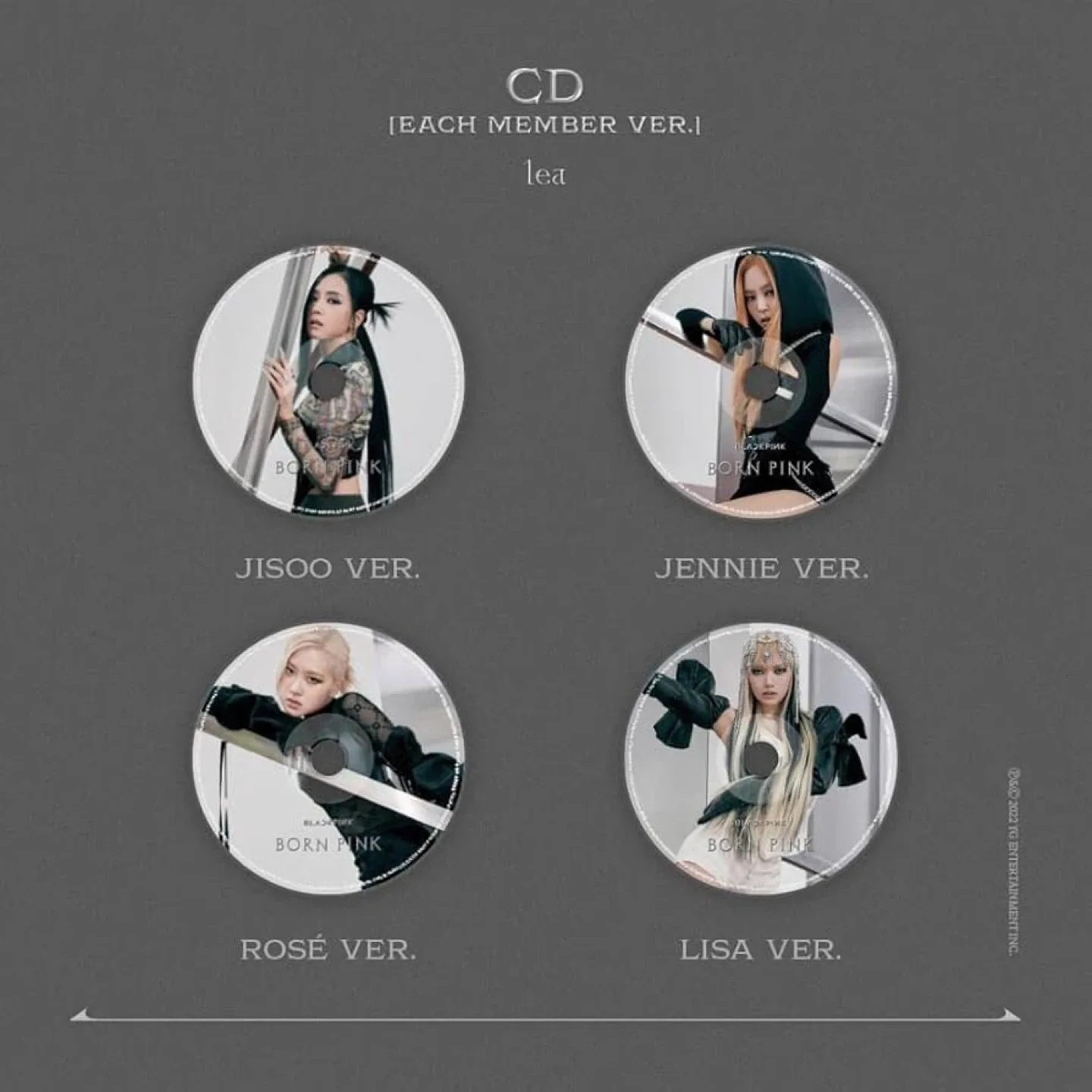 BLACKPINK Born Pink (Digipack) x4 *JENNIE, LISA, JISOO & ROSIE image indicator(8)