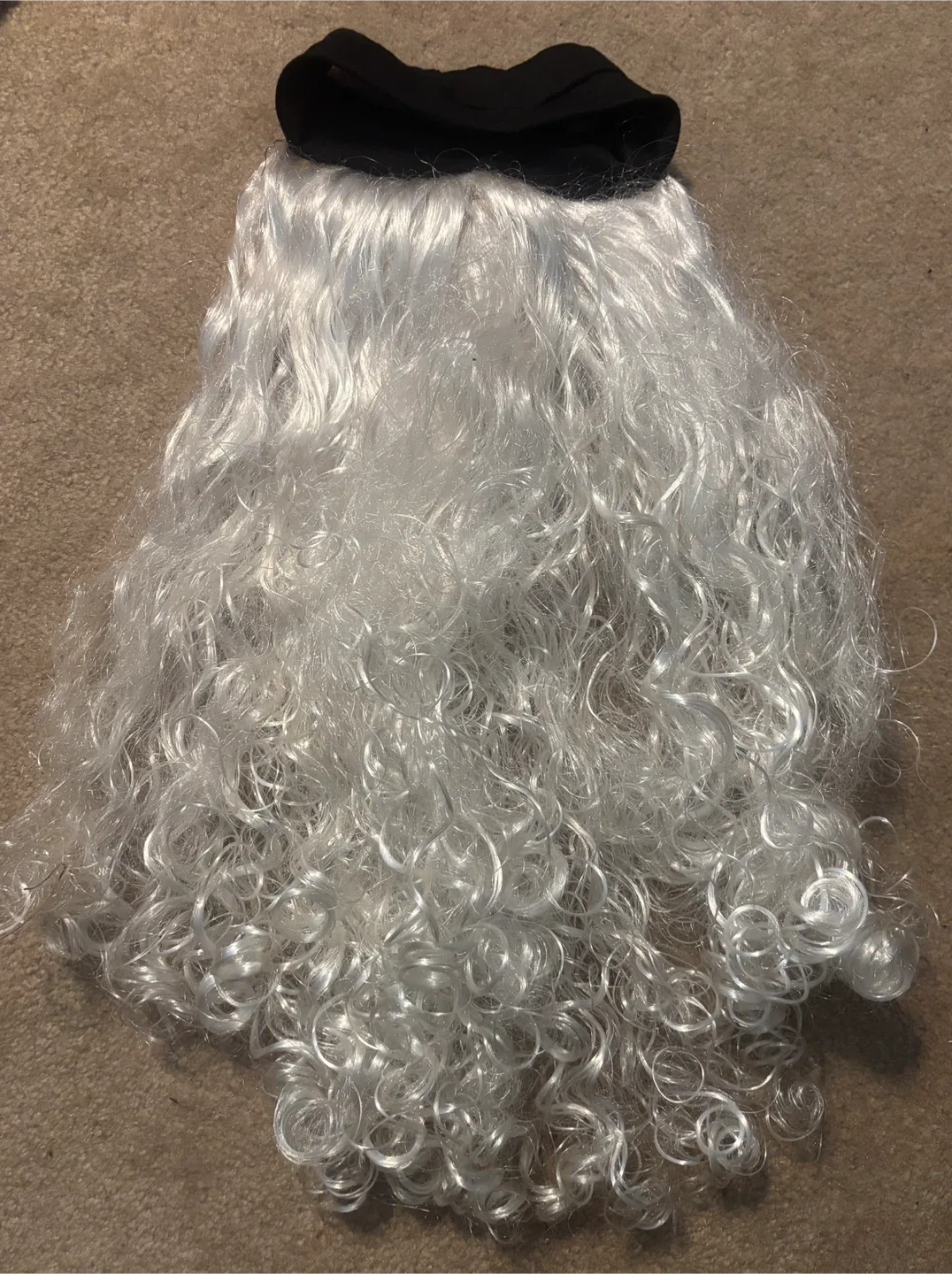 Beautiful Curly Wigs - Orange & White (2 feet) 🥕 image indicator(3)