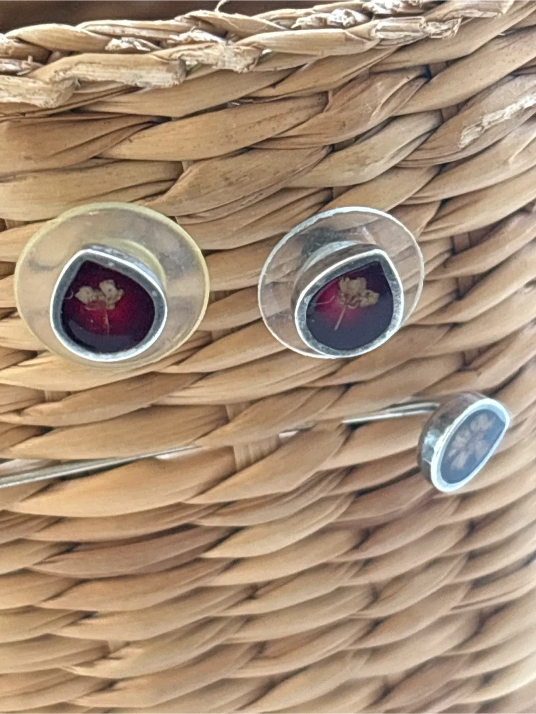 Vintage Sterling Silver Earrings thumbnail