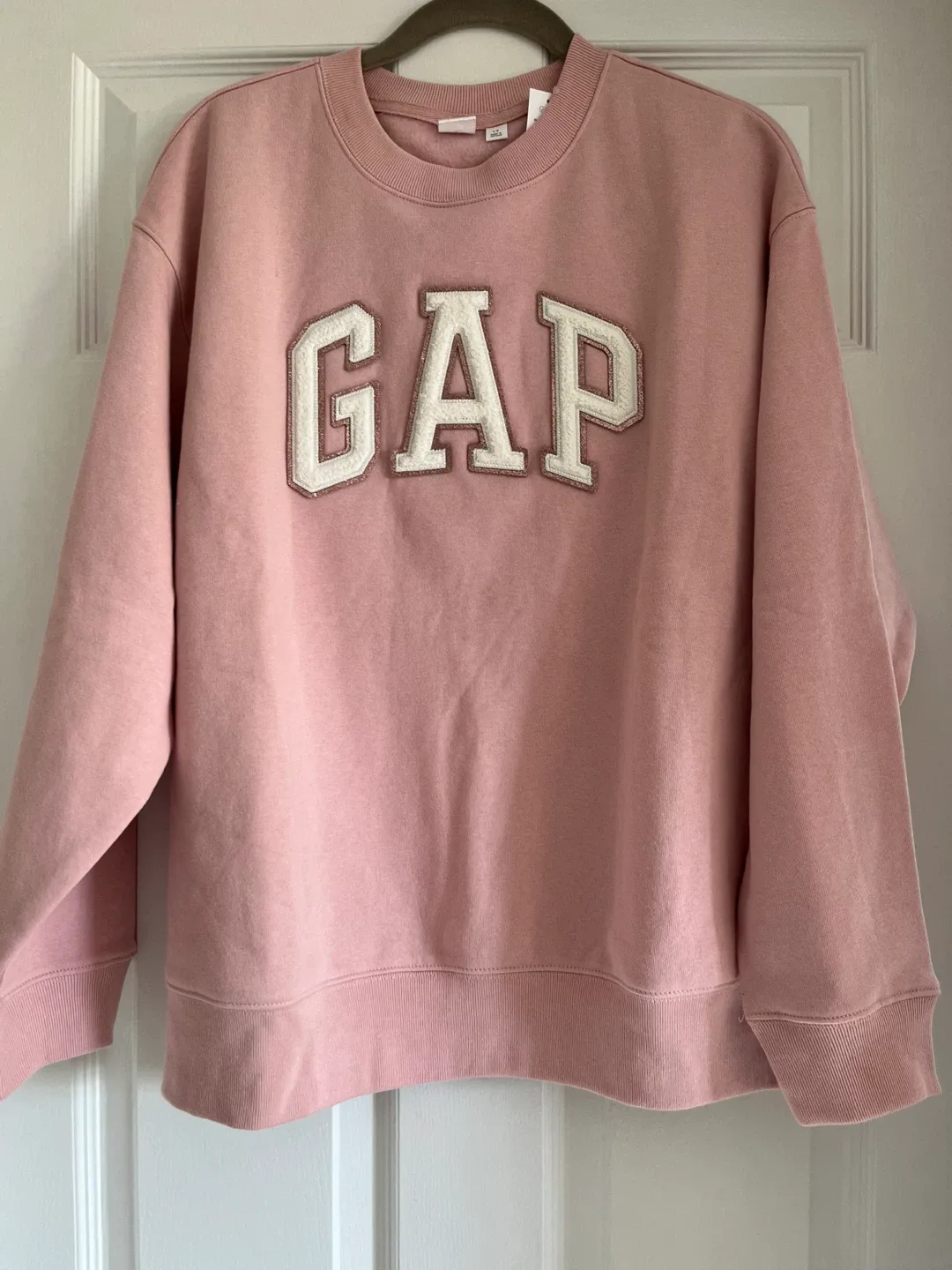 GAP Pink Crewneck Sweatshirt - Size L image indicator(3)