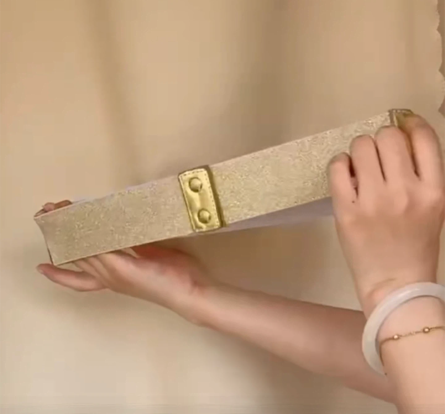 Gold Stretch Belt - 77cm Length - photo 4