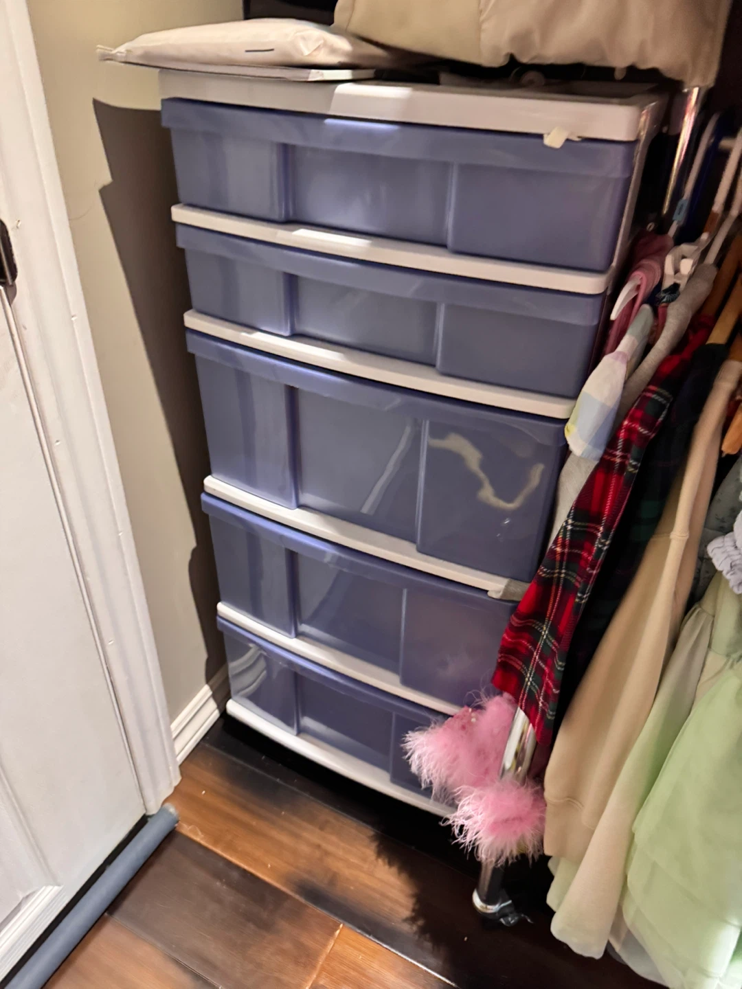 Plastic Storage Drawers - 4 Tier