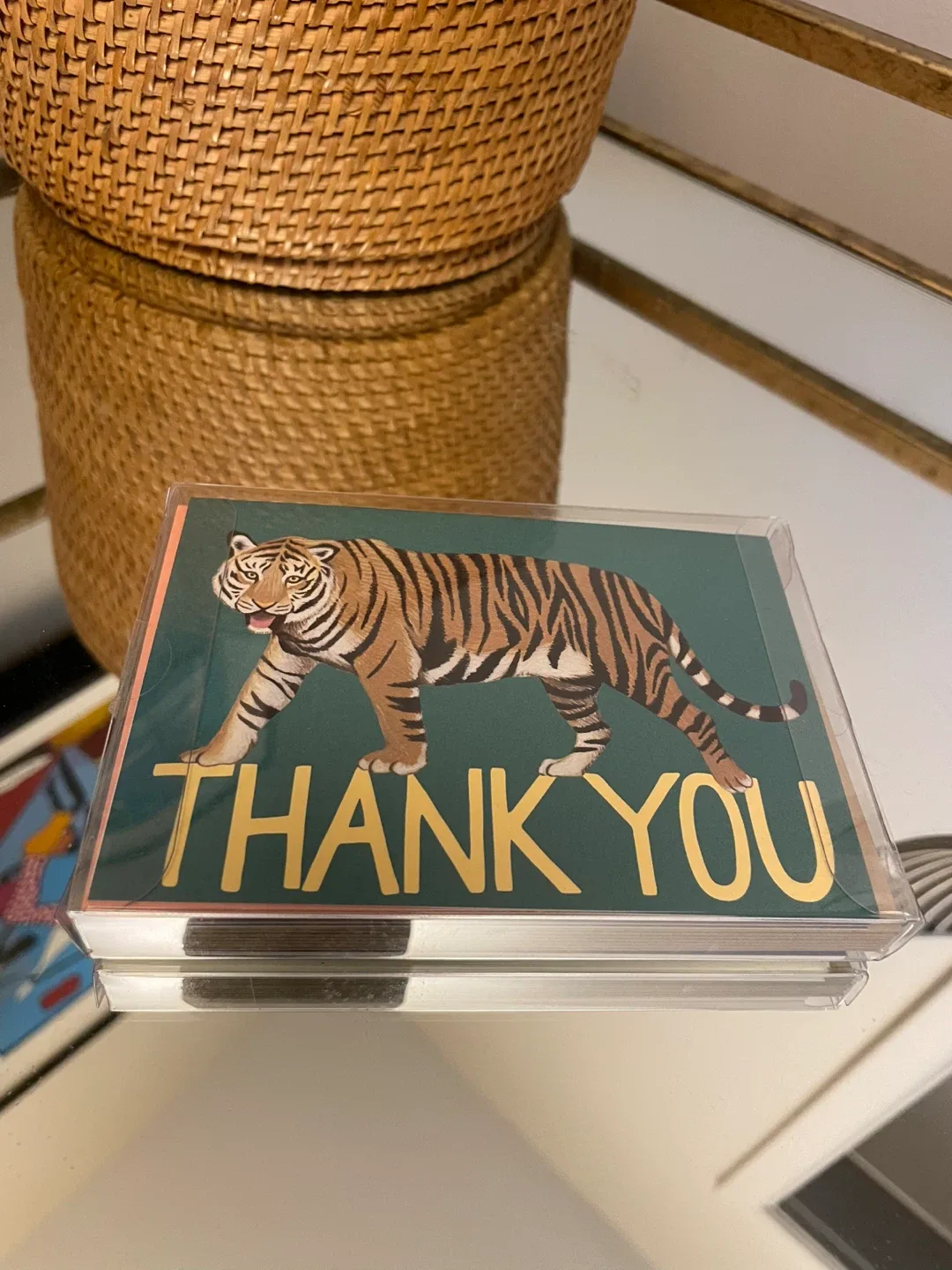 Big Cats Thank You Cards - Set of 8 boxed NEW image indicator(4)