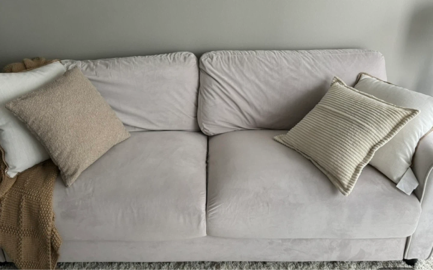 Wayfair suede couch - photo 2