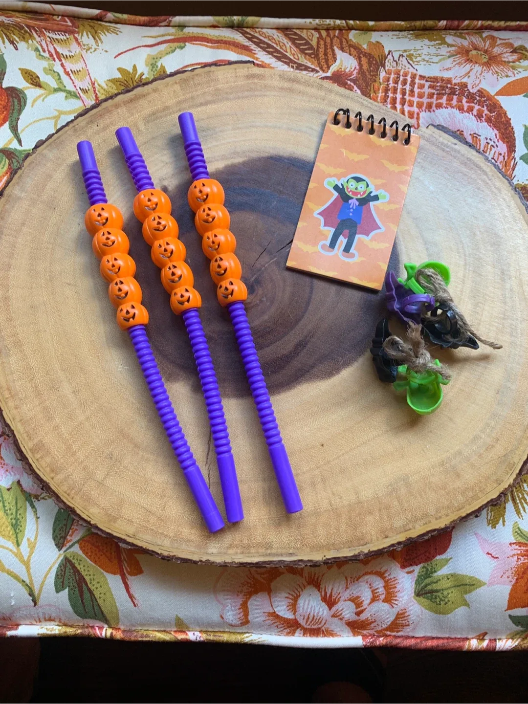 Halloween Straws, Rings and a Notepad🥕 image indicator(5)
