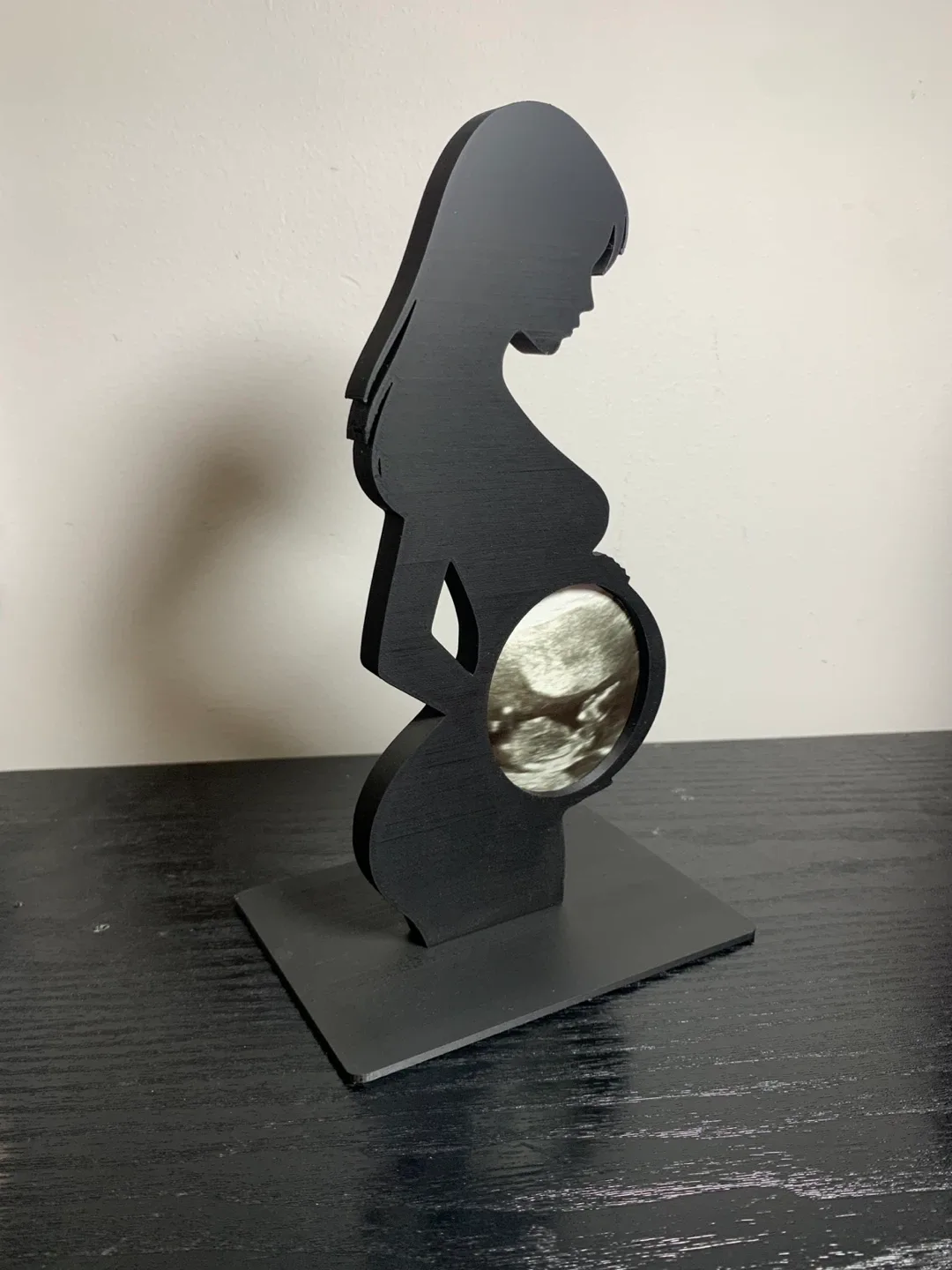 Pregnant Woman Silhouette Ultrasound Display image indicator(4)