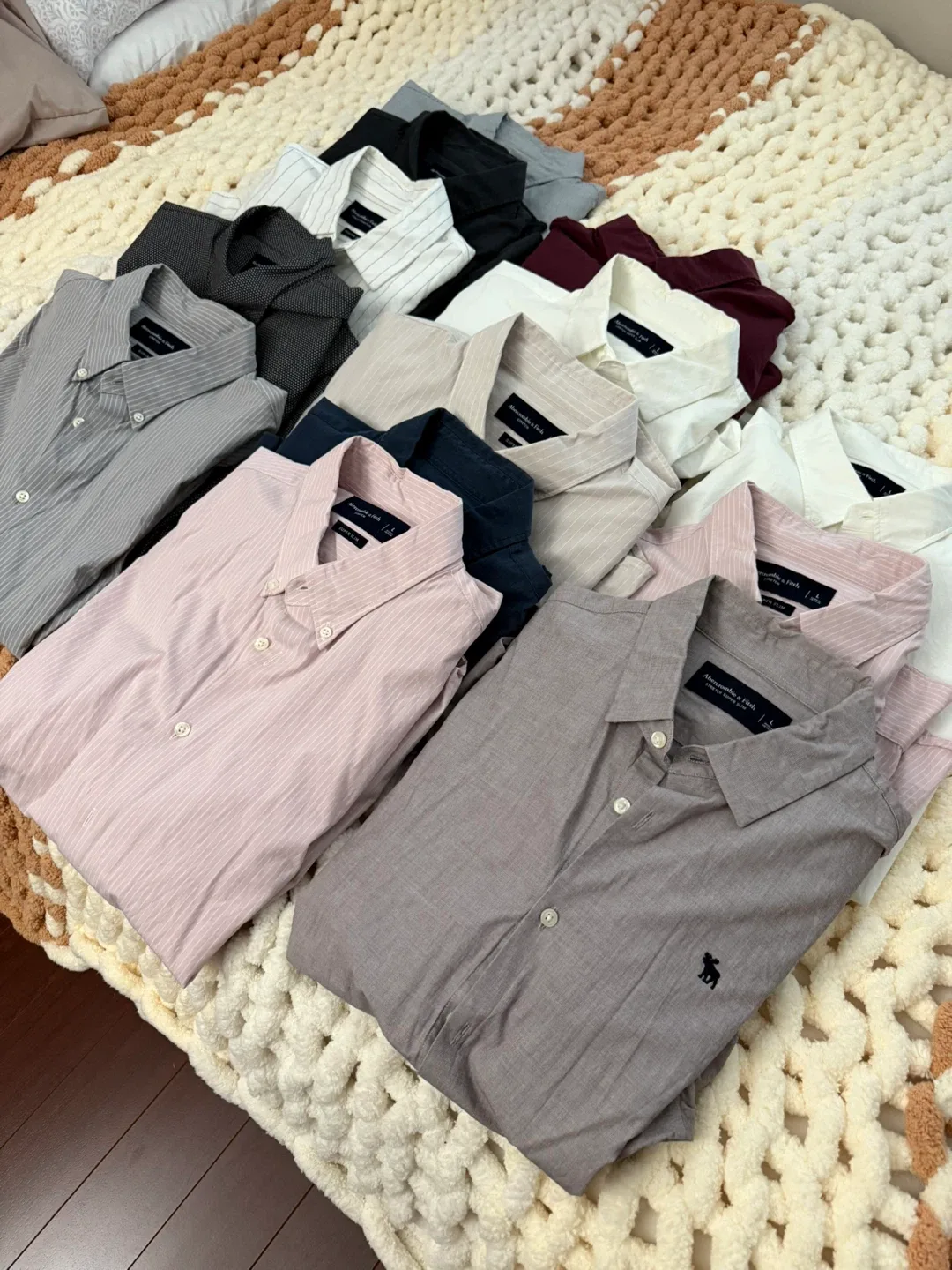 Abercrombie & Fitch Button Down Shirts - Size L
