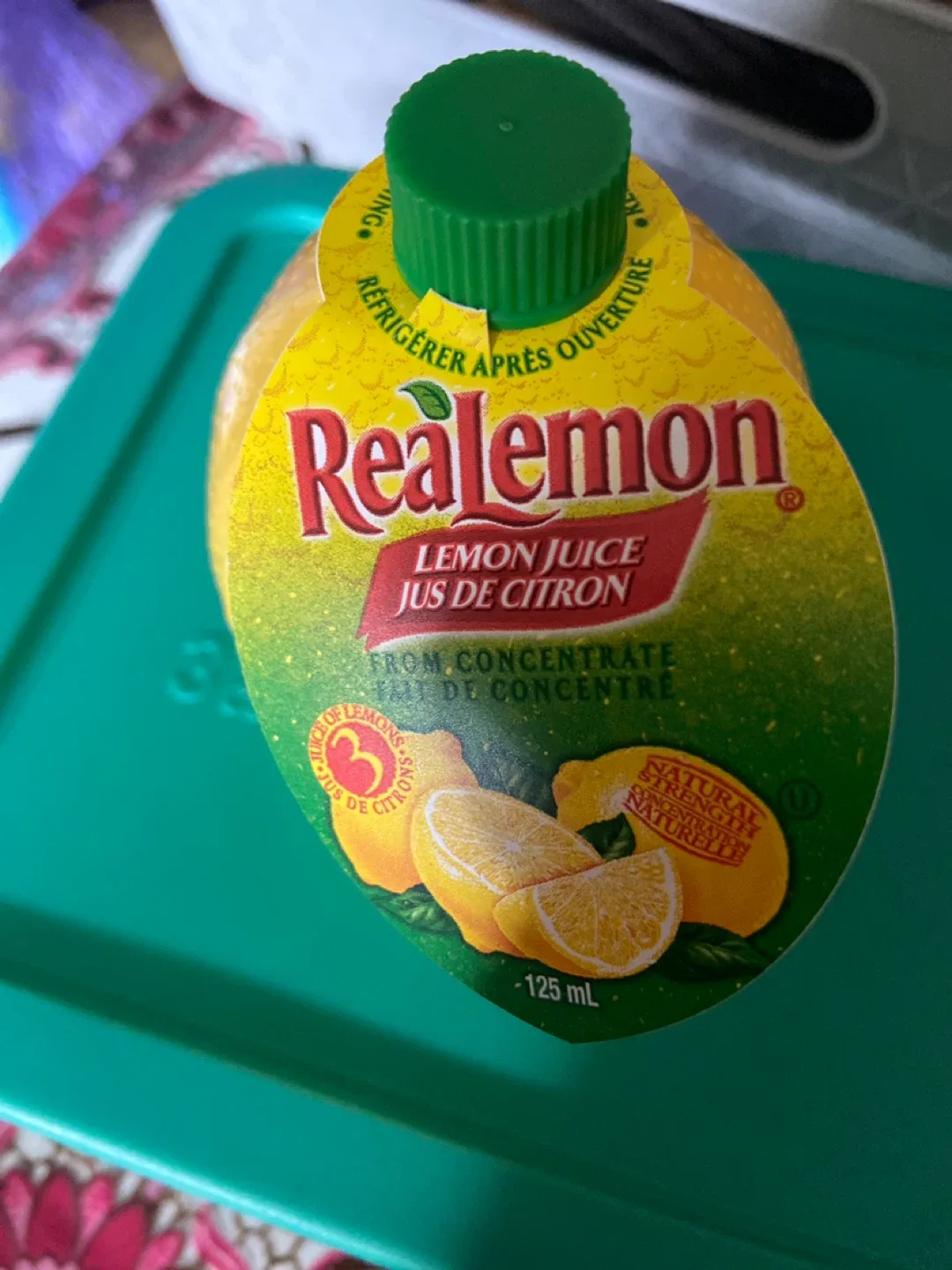Realemon Lemon Juice - 125 mL thumbnail