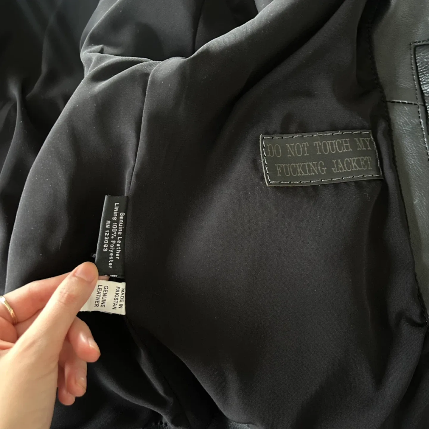 Leather moto jacket XXS/XS by Understated Leather image indicator(5)