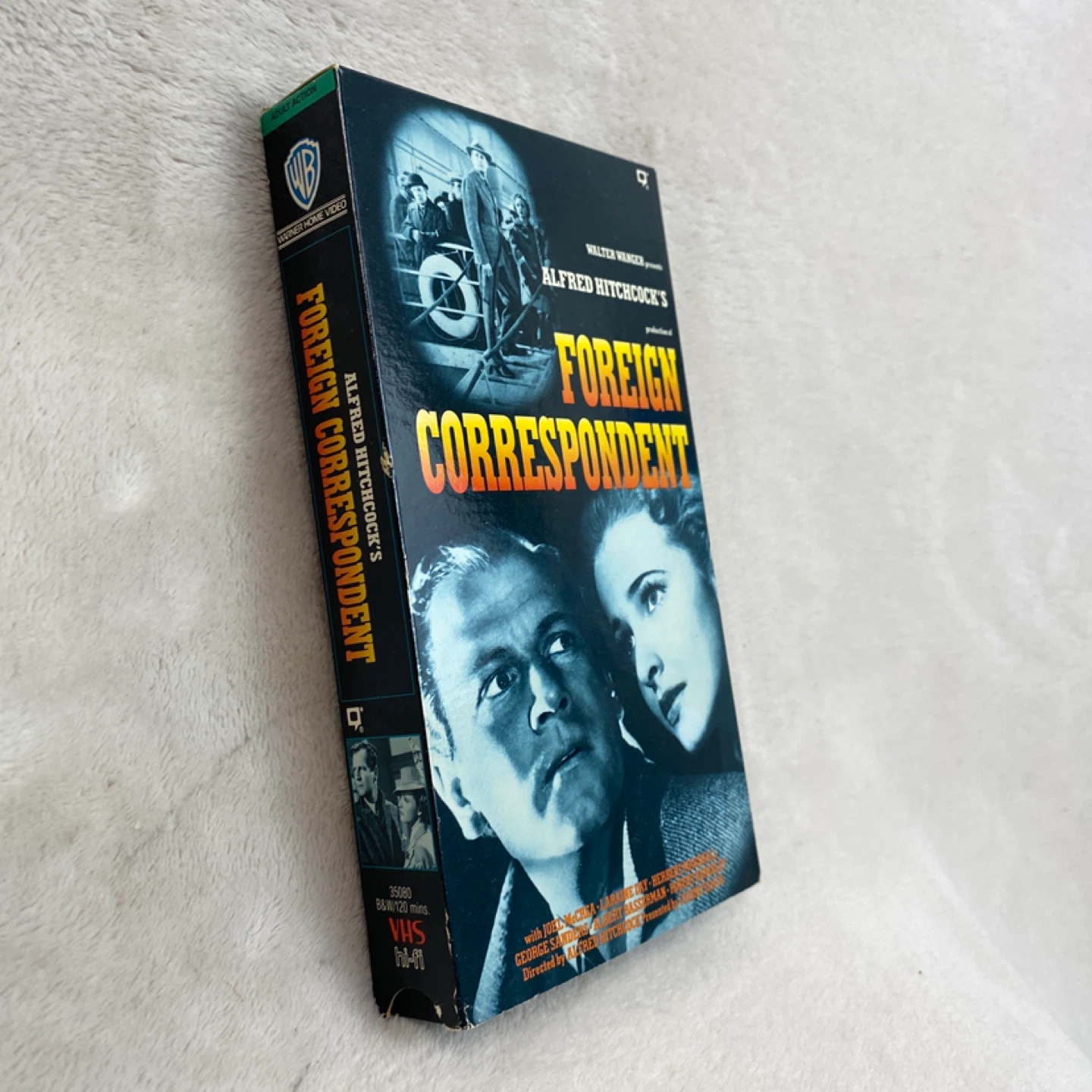 🥕Foreign Correspondent VHS - Alfred Hitchcock - photo 2
