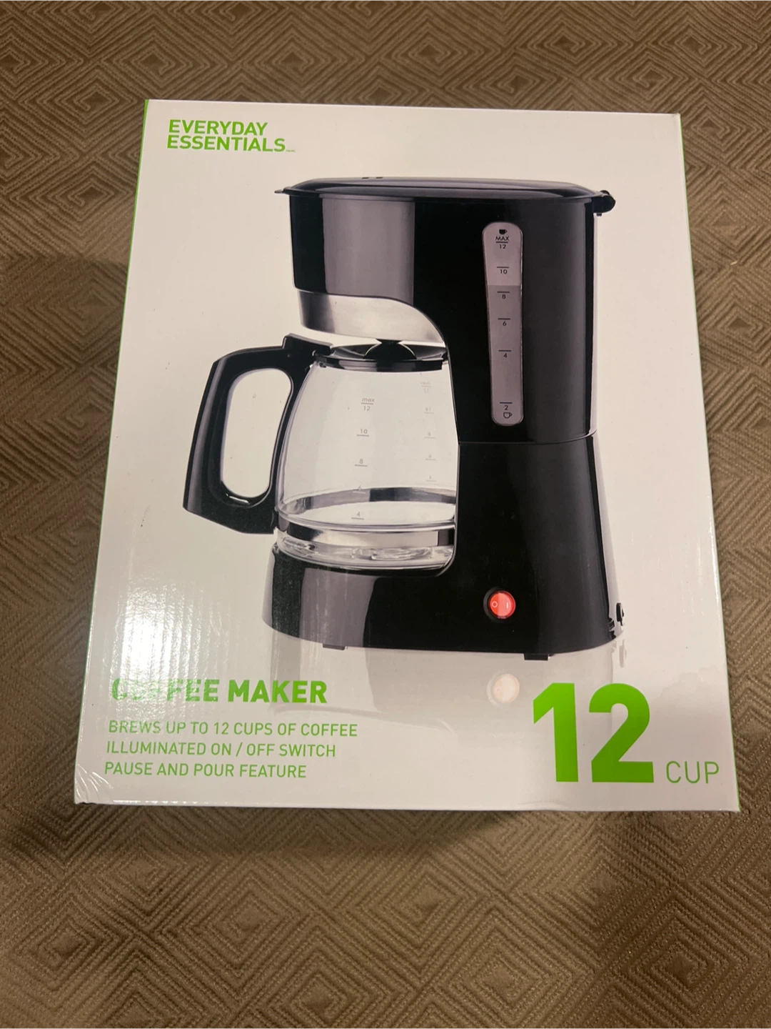 Everyday Essentials 12-Cup Coffee Maker - New in Box!